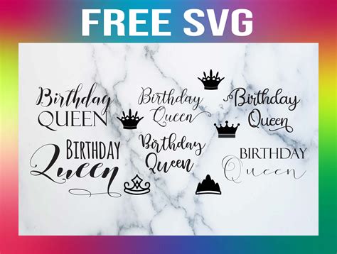 Download Free Birthday Queen & Squad 2 Designs SVG, Birthday Queen, Birthday
Squad, For Cricut