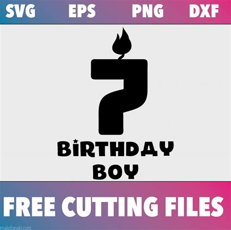 Download Free BirthdayBoy Svg Cut File Easy Edite