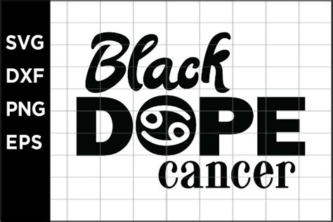Download Free Black Dope Cancer SVG Files For Crafts