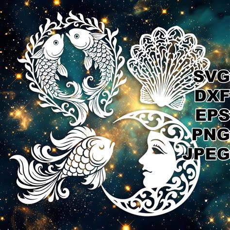 Download Free Black Dope Pisces SVG Files DXF Files