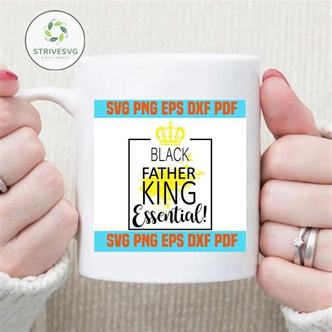 Download Free Black Father King Essential SVG DXF Files