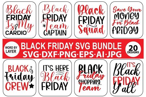 Download Free Black Friday SVG Bundle Files DXF Files