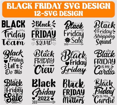 Download Free Black Friday SVG Bundle Printable