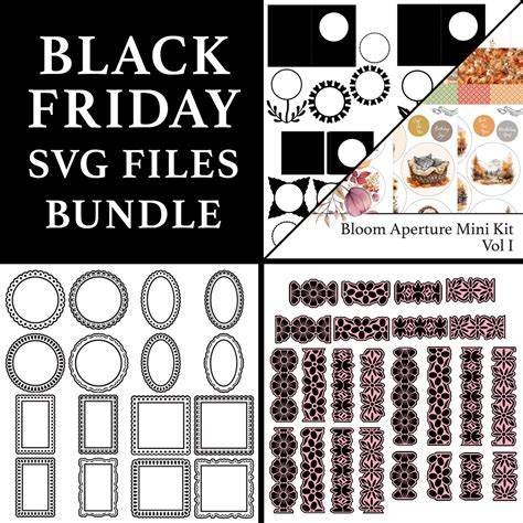 Download Free Black Mixed SVG Files For Crafts
