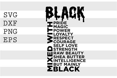 Download Free Black Mixed With Pride Magic Power Loyalty.. SVG DXF Files