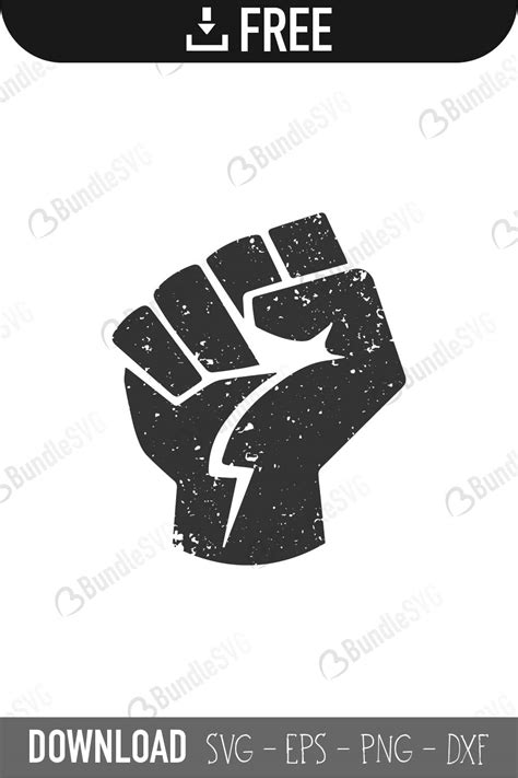 Download Free Black Power SVG Commercial Use DXF Files