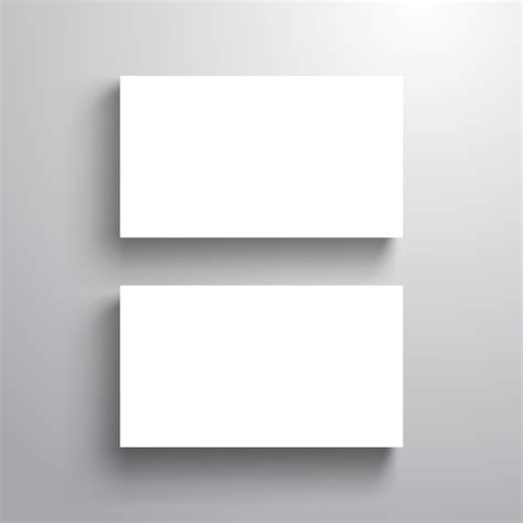 Free Blank Business Card Template Front And Back Design With Free