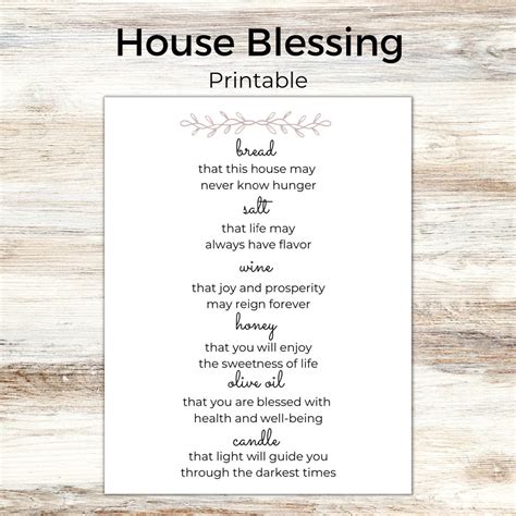 Download Free Bless This Home Printable