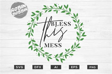 Download Free Bless This Mess SVG File Files DXF Files