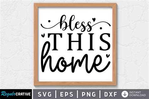 Download Free Bless this home For Crafts