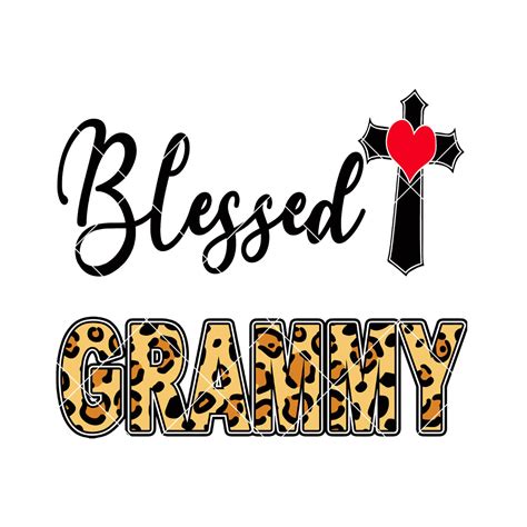 Download Free Blessed Grammy SVG/DXF/EPS File DXF Files