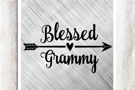Download Free Blessed Grammy SVG/DXF/EPS File Files