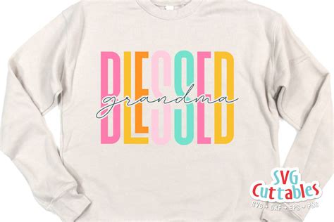 Download Free Blessed Grandma SVG/DXF/EPS File Cameo