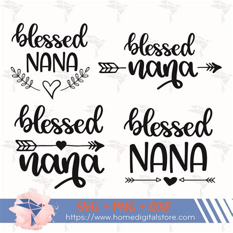 Download Free Blessed Nana DXF Files