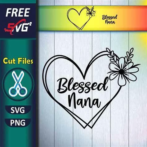 Download Free Blessed Nana For Crafts