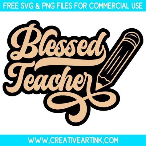 Download Free Blessed Teacher Cut Images