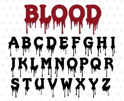 Free Blood Dripping Font