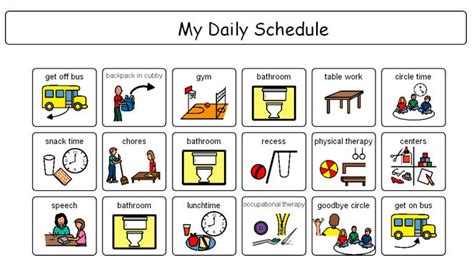 Free Boardmaker Printable Visual Schedule