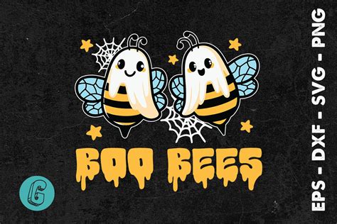 Download Free Boo Bee Halloween Svg Design Printable