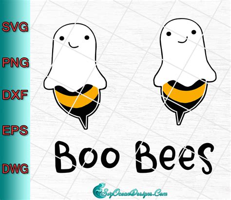 Download Free Boo Halloween For Bees Funny Files DXF Files