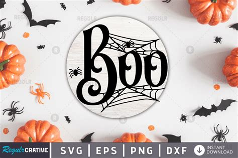 Download Free Boo SVG Files For Crafts