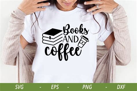Download Free Books And Coffee SVG Cut File for Cricut Machine