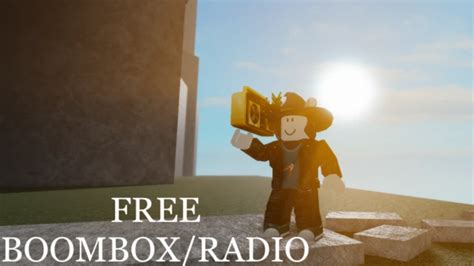 Free Boombox/Radio! - Roblox