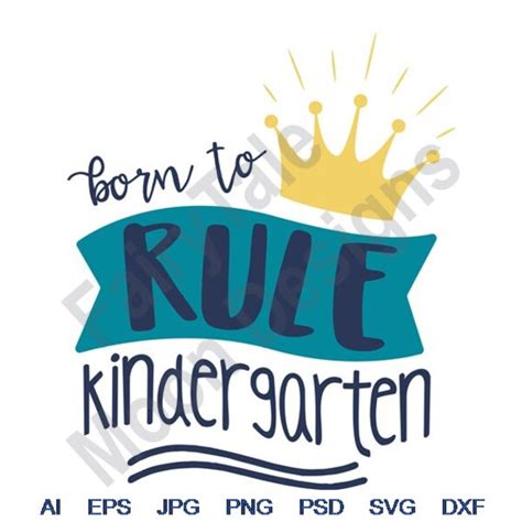 Download Free Born to Rule Crown Svg Cut File Printable