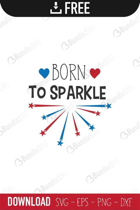 Download Free Born to sparkle SVG Files DXF Files