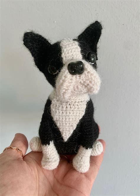 Free Boston Terrier Crochet Pattern