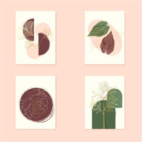 Download Free Botanical Elements Gold Combo Pack Files Free PSD Mockups