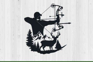 Download Free Bow Hunter - SVG File, DXF File Cricut SVG