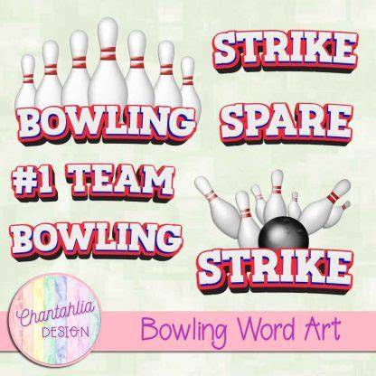 Download Free Bowling Word Art | Cut File DXF Files