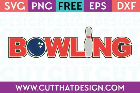 Download Free Bowling Word Art | Cut File Files For Crafts