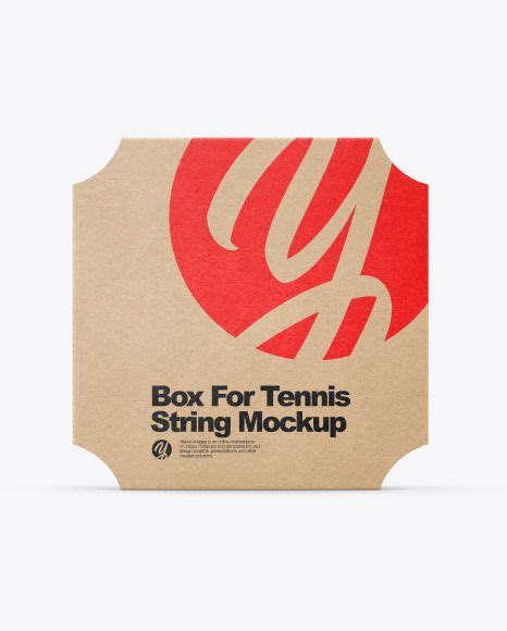 Download Free Box For Tennis String Mockup PSD Object Mockups
