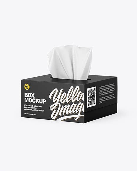 Download Free Box With Paper Wipes Mockup PSD Generator PSD Files