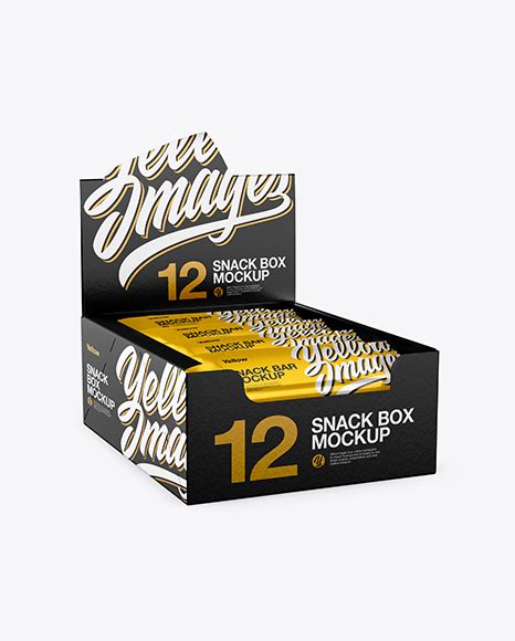 Download Free Box of Sweets Mockup PSD PSD Yellowimages Free PSD Mockups