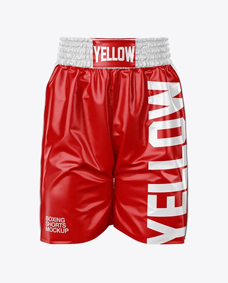 Download Free Boxing Shorts Mockup - Front View PSD Generator