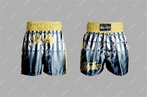 Download Free Boxing Shorts Mockup - Front View PSD Mockup Templates
