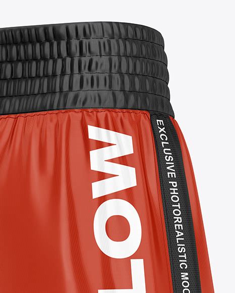 Download Free Boxing Shorts Mockup - Half Side View PSD Generator