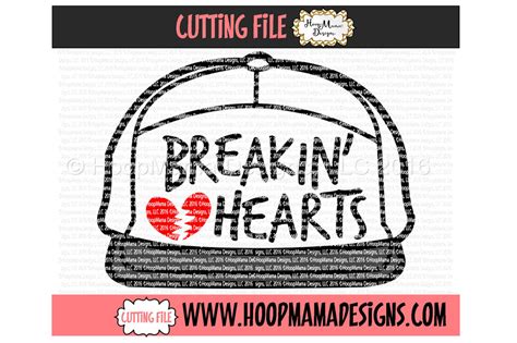 Download Free Breakin' hearts Snapback Cut Files