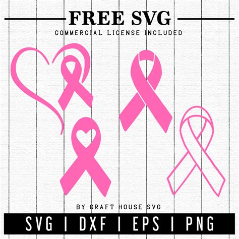 Download Free Breast Cancer SVG Bundle DXF Files