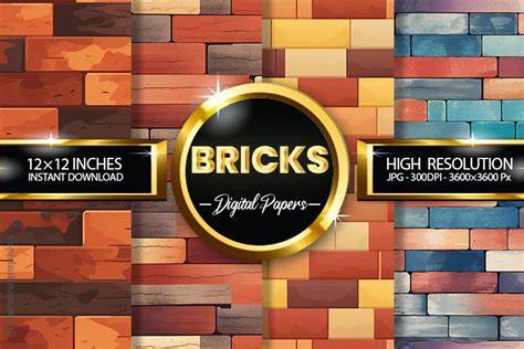 Download Free Bricks Digital Papers Commercial Use Free PSD Mockups