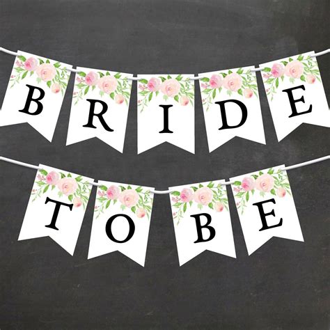 Bridal Shower Banner Template Perfect For That Special Occasion Free