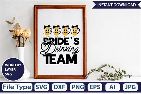 Download Free Bride's Drinking Team DXF Files