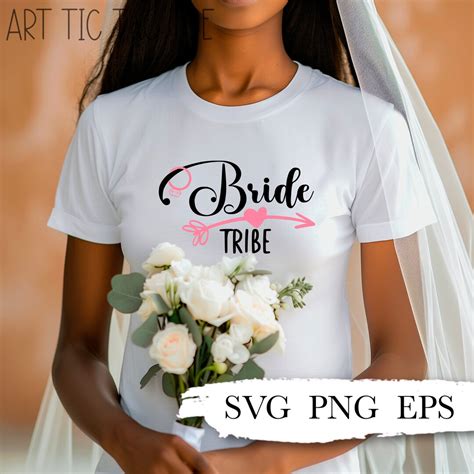 Download Free Bride Tribe SVG, Bride Svg, Just Married Svg, Wedding Svg, Instantdow Files For Crafts