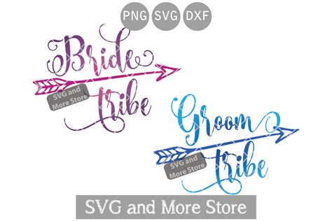 Download Free Bride tribe Groom tribe SVG file Cutting File For Silhouette