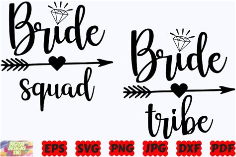 Download Free Bride tribe svg, wedding svg For Silhouette