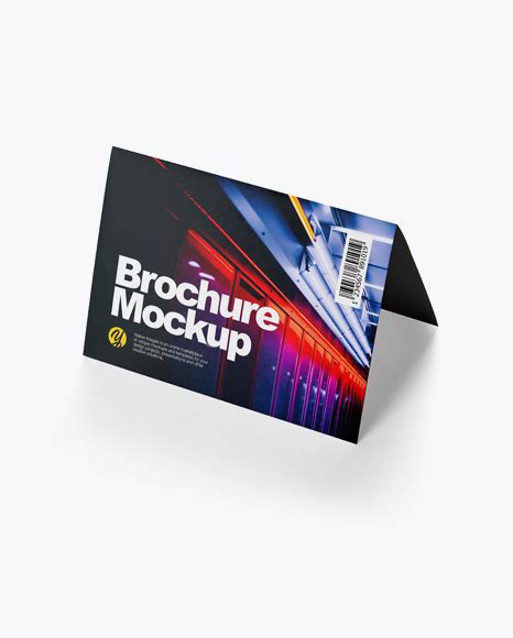 Download Free Brochure Mockup - Half Side View PSD Generator