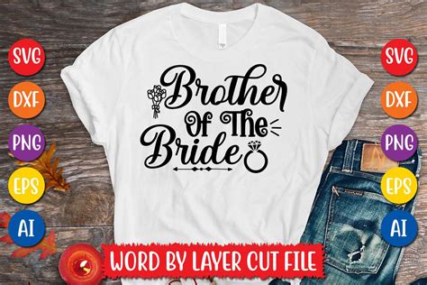 Download Free Brother - Sister of The Bride Svg Design DXF Files